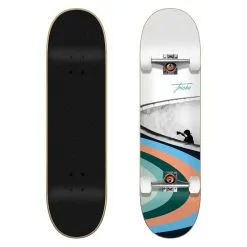 Skate Completo Tricks Bowl Bianco