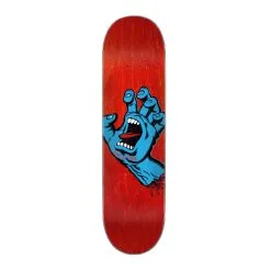 Deck Santa Cruz Screaming Hand 8.0" Rossa