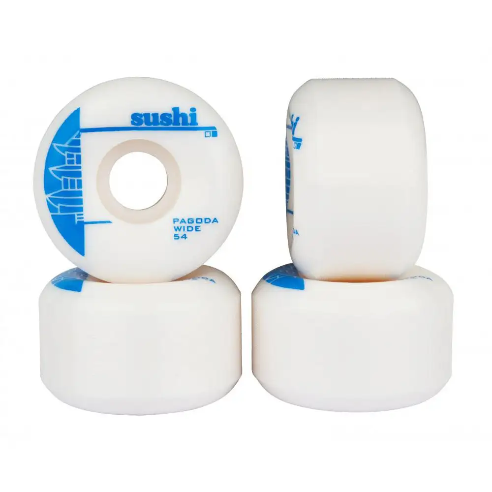 Ruote Skate Sushi Wide 52mm Bianche - immagine 2
